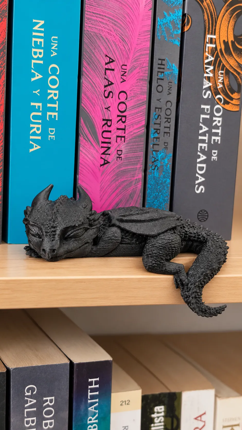 Dragón durmiente biblioteca 3D
